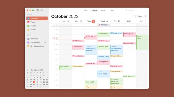 Reset Calendar App on macOS